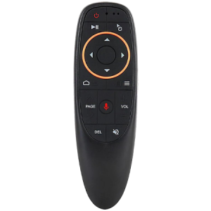 For G10S Universal Voice Remote Control 2.4G Wireless Backlit IR Learning with Gyroscope Air Mouse Control for Android TV PC