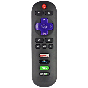 For TCL RC280 Roku Remote Control Netflix Sling Hulu Amazon
